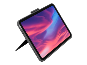 Logitech Combo Touch - Tastatur und Foliohülle - mit Trackpad - hintergrundbeleuchtet - Apple Smart connector - QWERTY - Nordisch (DänischFinnischNorwegischSchwedisch)