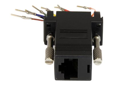 StarTech.com DB9 auf RJ45 Modular-Adapter - SteckerBuchse - Seriell Adapter DB-9  RJ-45 - St  Bu - Serieller Adapter - DB-9 (M)