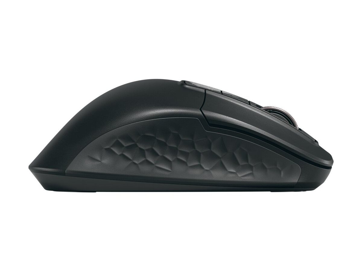 Cherry STREAM Ultimate - Maus - ergonomisch - Für Rechtshänder - optisch - 7 Tasten - kabellos, kabelgebunden - 2.4 GHz, Bluetooth 5.2 - kabelloser Empfänger (USB)