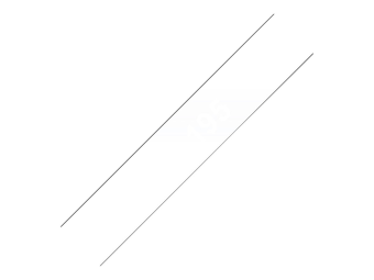 Brother TC195 - 9 mm x 7.7 m - weiß auf durchsichtig
