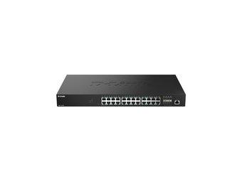 D-Link DMS 1250-28 - Switch - L2+ - Smart - 24 x 1010010002.5G + 4 x 10 Gigabit SFP+