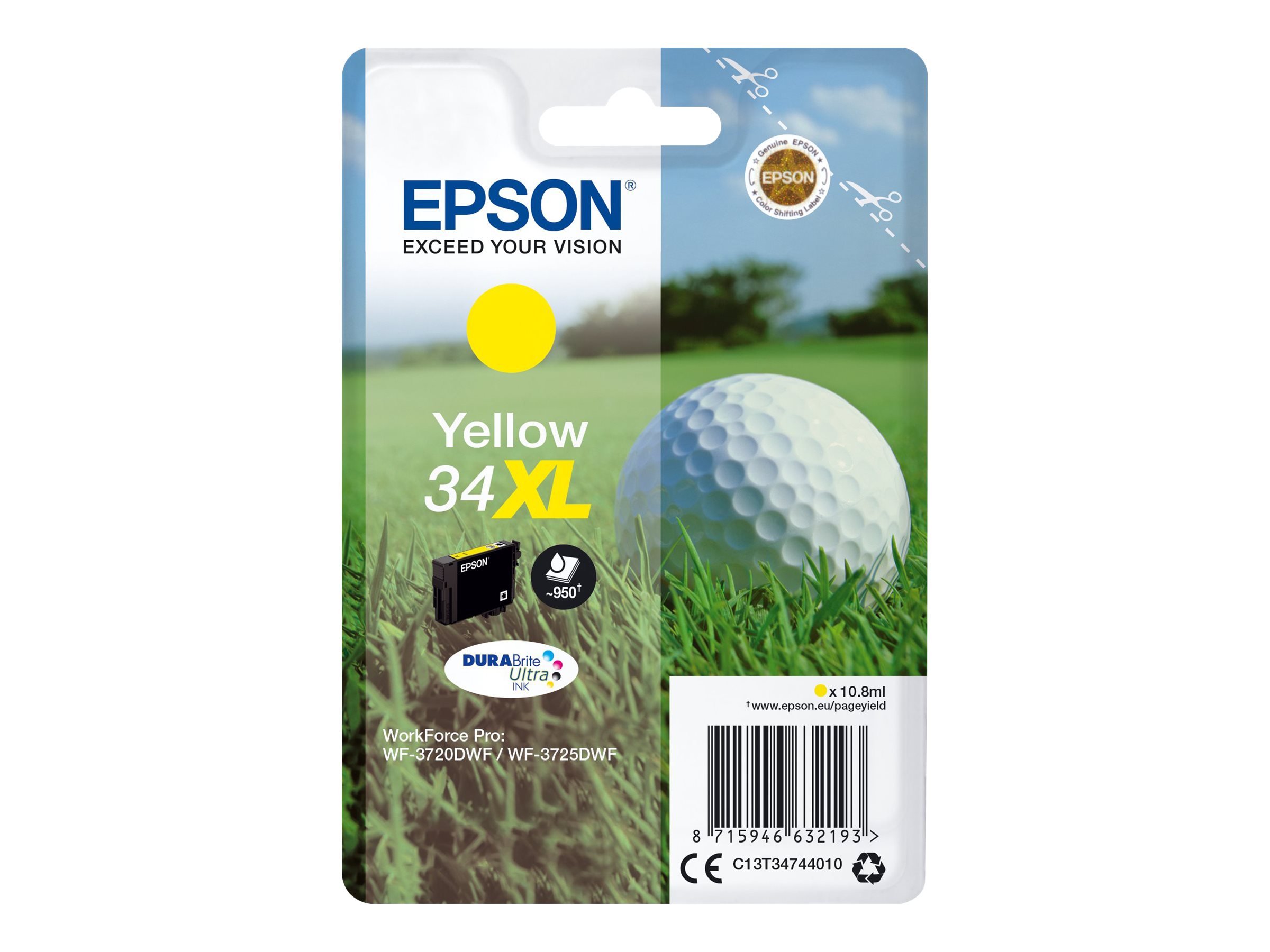 Epson 34 - 4.2 ml - Gelb - original - Tintenpatrone