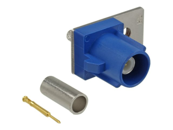 Delock FAKRA C plug spring pin for crimping 1 prepunched hole