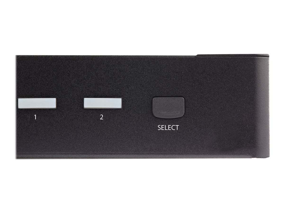 StarTech.com 2 Port HDMI KVM-Switch - Einzelmonitor 4K 60Hz Ultra HD HDR - HDMI 2.0 KVM Umschalter mit 2 Port USB-3.0-Hub (5 Gbits)