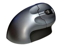Bakker Grip Mouse - Maus - optisch - 3 Tasten - kabellos - kabelloser Empfänger (USB)