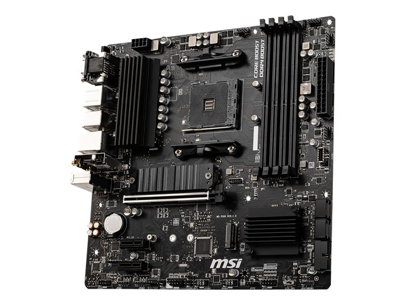 MSI B550M PRO-VDH WIFI - Motherboard - micro ATX - Socket AM4 - AMD B550 Chipsatz - USB-C Gen1, USB 3.2 Gen 1 - Bluetooth, Gigabit LAN, Wi-Fi - Onboard-Grafik (CPU erforderlich)
