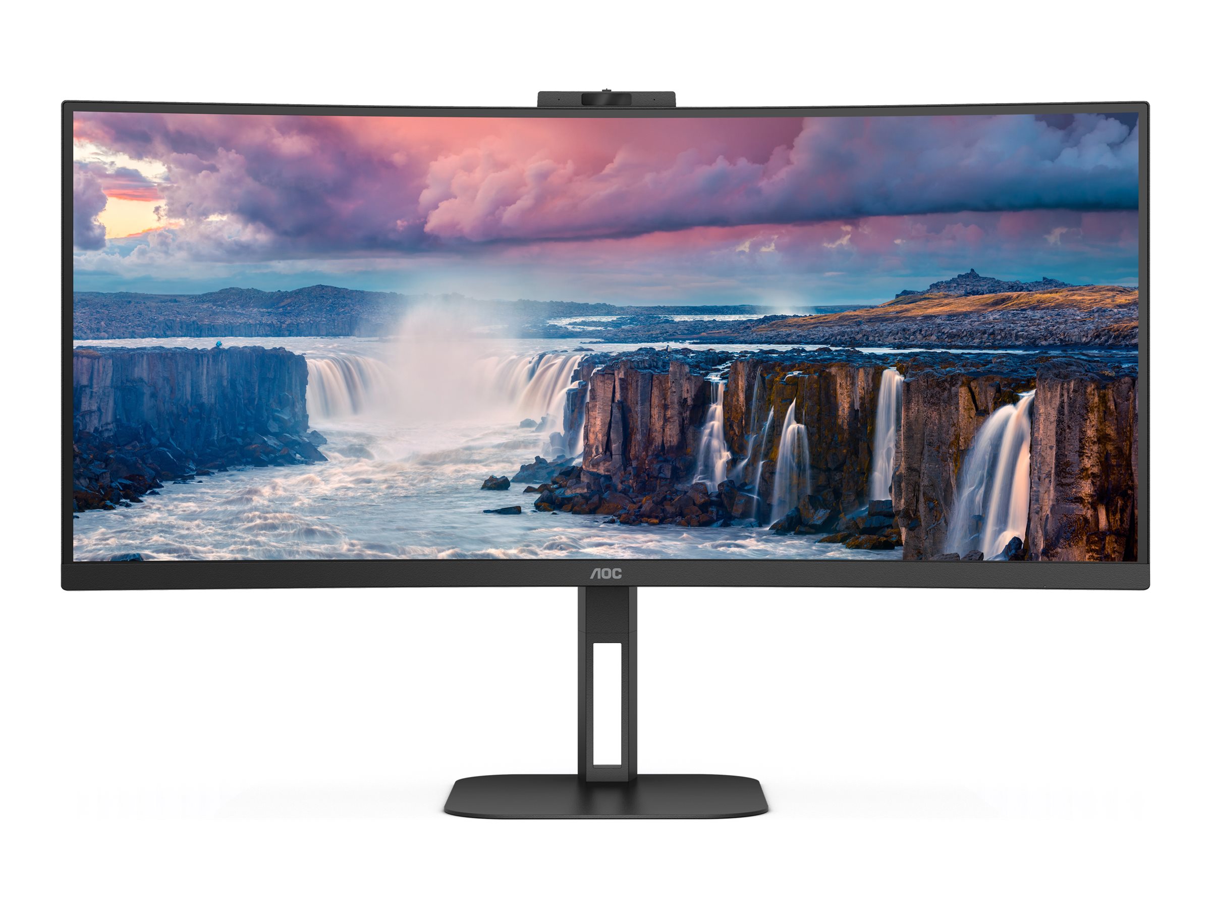 AOC Value-line CU34V5CWBK - V5 series - LED-Monitor - gebogen - 86.4 cm (34")