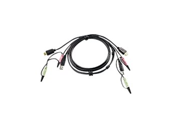 ATEN 2L-7D02UH - Video-  USB-  Audio-Kabel - USB, mini-phone stereo 3.5 mm, HDMI (M)