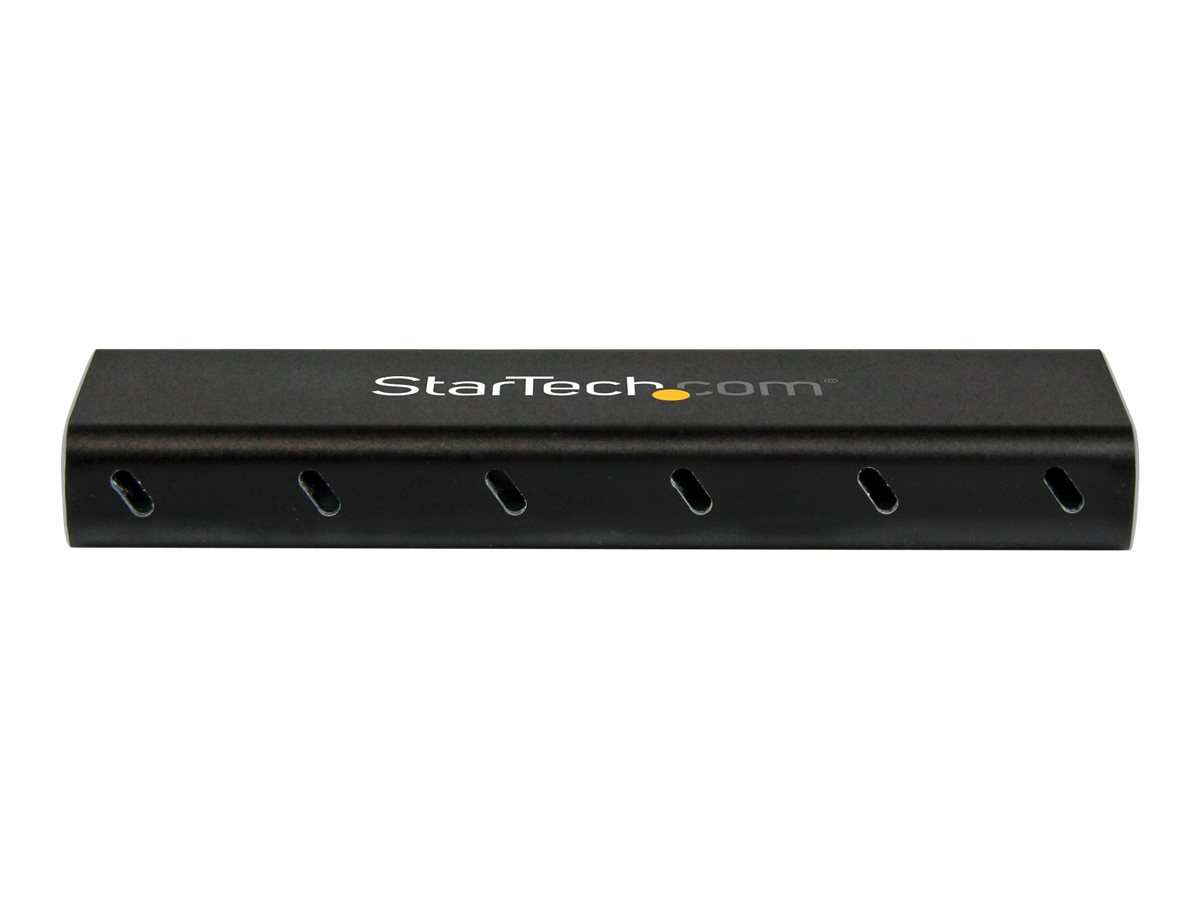 StarTech.com SSD Festplattengehäuse für M.2 Festplatten - USB 3.1 Type C - NGFF - USB C Kabel - USB 3.1 Case auf M2 Adapter - Speichergehäuse - M.2 - SATA 6Gbs - USB 3.1 (Gen 2)