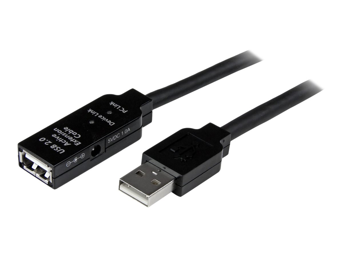 StarTech.com 20m aktives USB 2.0 Verlängerungskabel - SteckerBuchse - USB 2.0 High Speed Kabel Verlängerung - USB-Verlängerungskabel - USB (M)