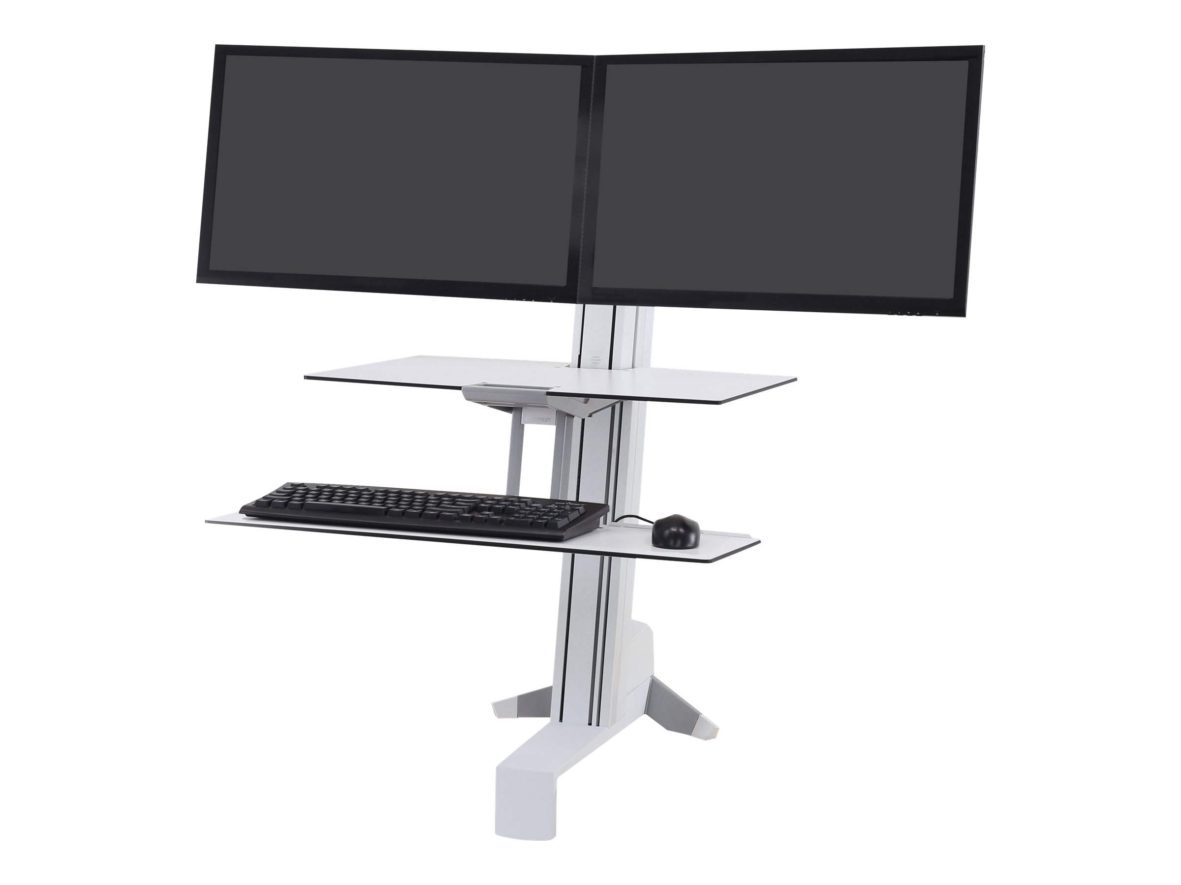 Ergotron WorkFit-S Dual Workstation - Stehender Tischwandler