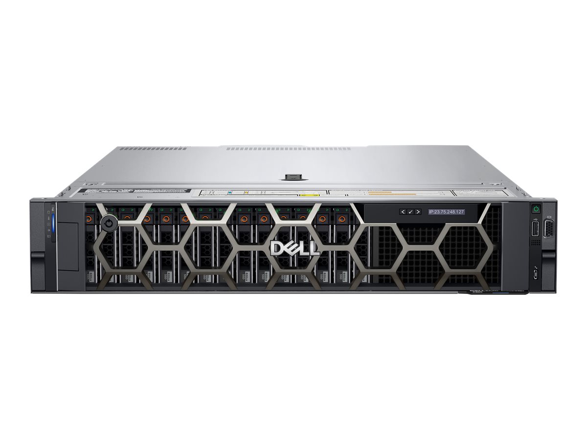 Dell PowerEdge R550 - Server - Rack-Montage - 2U - zweiweg - 1 x Xeon Silver 4310  2.1 GHz - RAM 16 GB - SAS - Hot-Swap 8.9 cm (3.5")