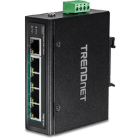 TRENDnet TI-PG50 - Unmanaged - Gigabit Ethernet (101001000) - Vollduplex - Power over Ethernet (PoE) - Rack-Einbau - Wandmontage