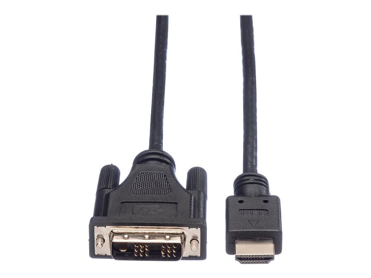 ROLINE Adapterkabel - HDMI männlich zu DVI-D männlich