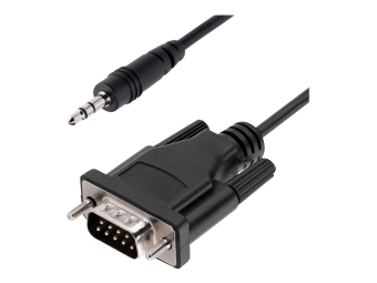 StarTech.com 1 m DB9 auf 3.5mm serielles Kabel, Stecker auf Stecker Kabel - Kabel seriell - DB-9 (M)