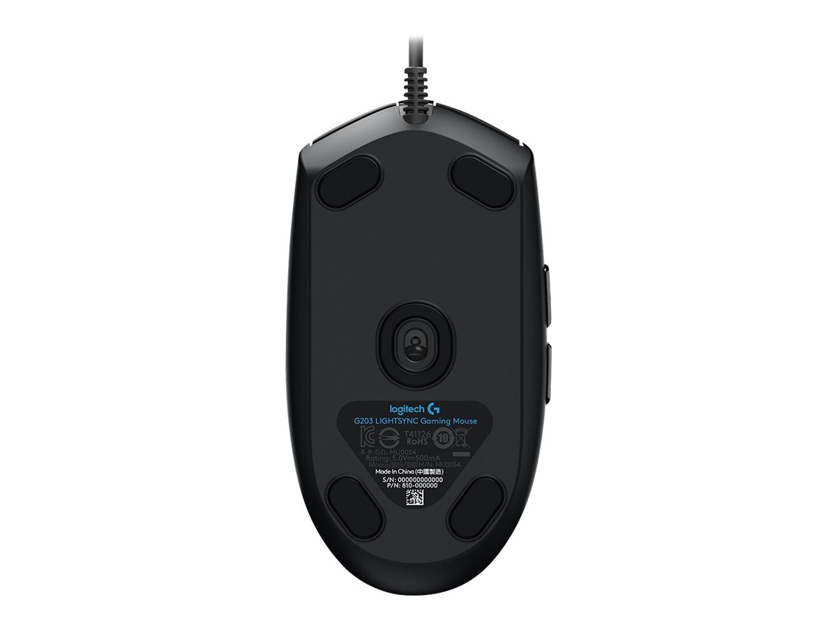 Logitech Gaming Mouse G203 LIGHTSYNC - Maus - optisch