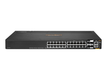 HPE Aruba 6200M 24G 4SFP+ TAA Switch - Switch - max. Stapelentfernung 10 km - L3 - managed - 24 x 101001000 + 4 x 1 Gigabit  10 Gigabit SFP+ (Uplink  Stacking)