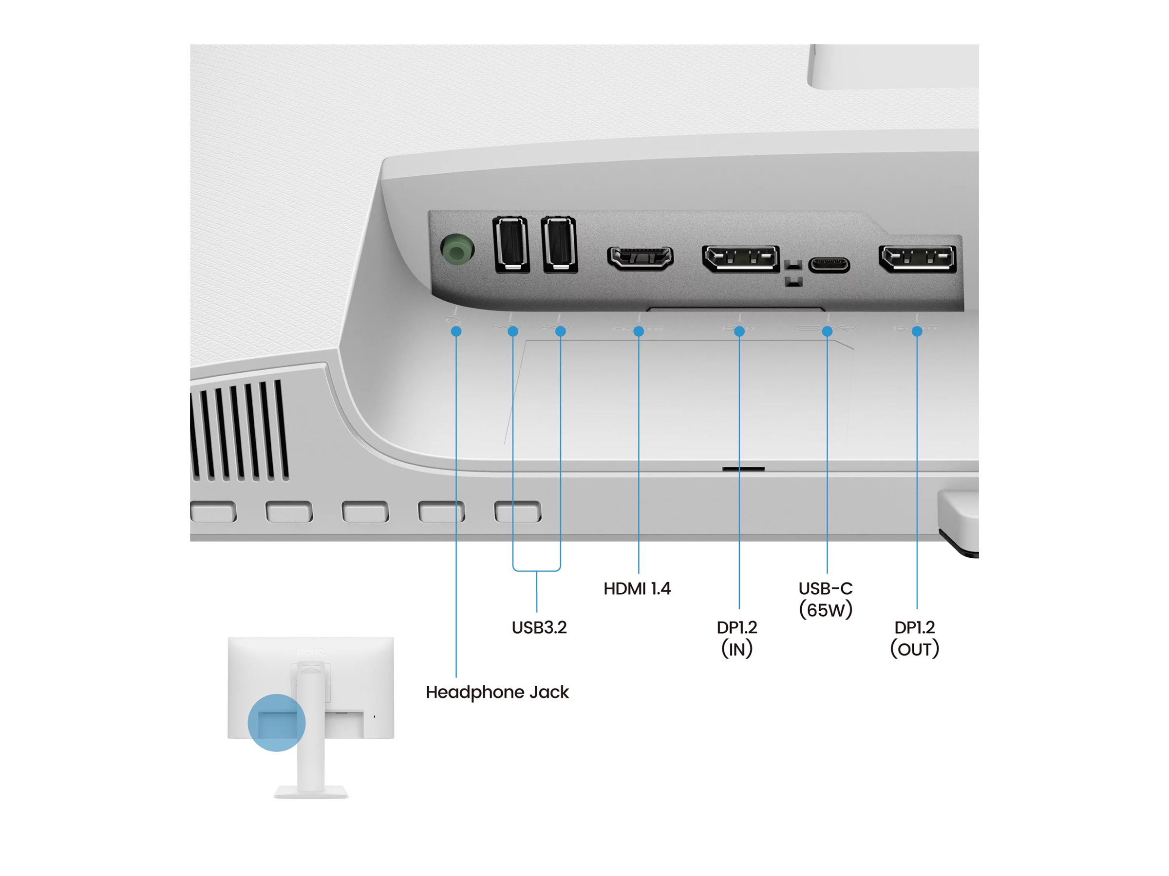 BenQ GW2486TC - LED-Monitor - 60.5 cm (23.8") - 1920 x 1080 Full HD (1080p)