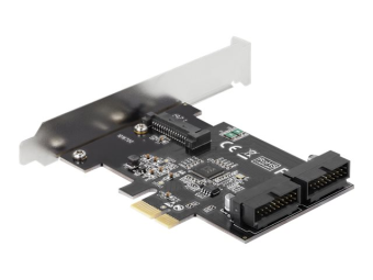 Delock PCI Express Card to 2 x internal USB 3.0 Pin Header - USB-Adapter - PCIe 2.0 - USB 3.0 (intern)