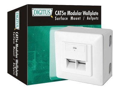DIGITUS CAT 5e, Klasse D, Datendose, geschirmt, Aufputz