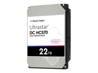 WD Ultrastar DC HC570 - Festplatte - verschlüsselt - 22 TB - intern - 3.5 (8.9 cm)