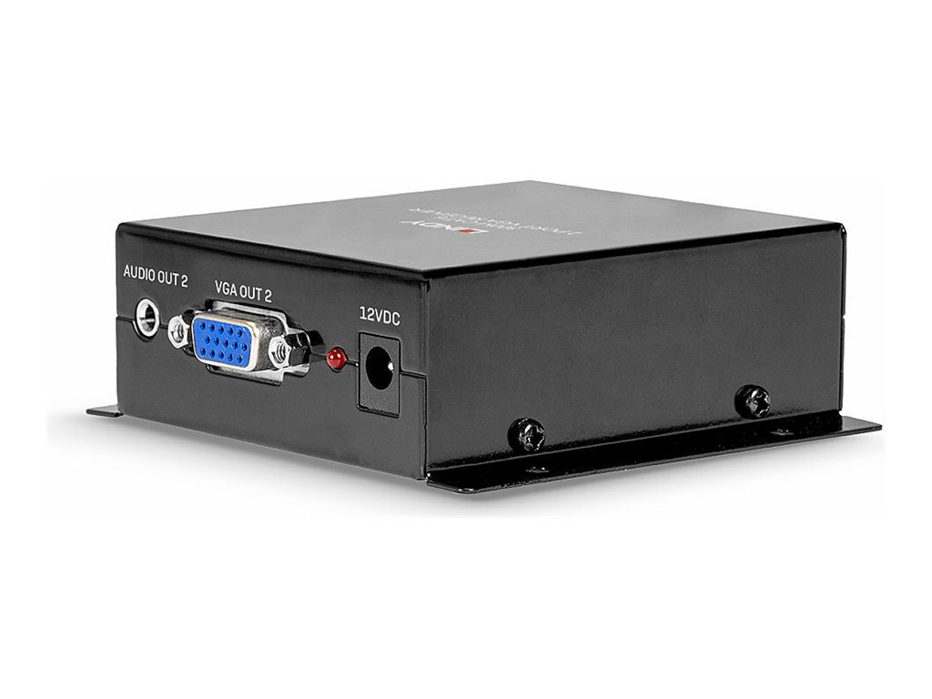 Lindy Cat.6 2 Port VGA Receiver - Erweiterung für VideoAudio