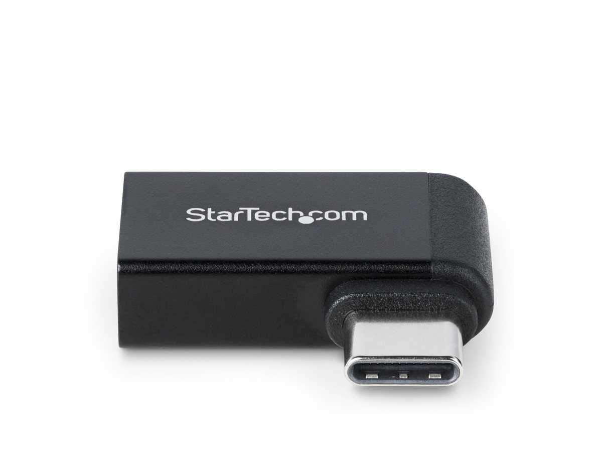 StarTech.com Right Angled USB-C to USB-A Adapter, USB 5Gbps, Compact USB-C Male to USB-A Female Adapter, Metal Housing, MF - USB-Adapter - 24 pin USB-C (M)