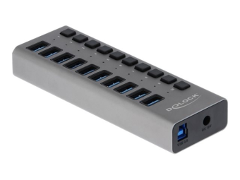 Delock Hub - 10 x SuperSpeed USB 3.0 - Desktop