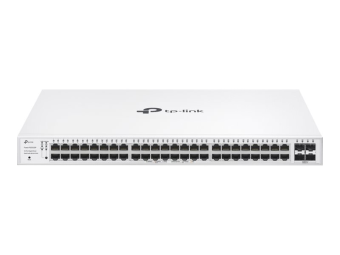 TP-LINK Festa FS352GP V1 - Switch - Smart - 52 x 101001000Base-T + 4 x 1 Gigabit SFP - an Rack montierbar - PoE+ (384 W)