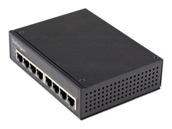 StarTech.com Industrial 8 Port Gigabit PoE Switch - 30W - Power Over Ethernet Switch - GbE PoE+ Unmanaged Switch - Rugged High Power Gigabit Network Switch IP-30 -40&degC bis 75&degC (IESC1G80UP)