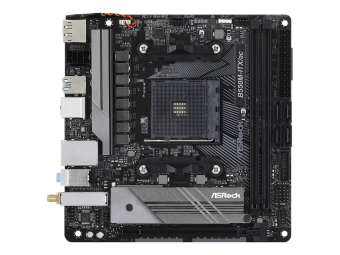 ASRock B550M-ITXac - Motherboard - Mini-ITX - Socket AM4 - AMD B550 Chipsatz - USB-C Gen1, USB 3.2 Gen 1 - Bluetooth, Gigabit LAN, Wi-Fi - Onboard-Grafik (CPU erforderlich)