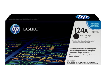 HP 124A - Schwarz - original - LaserJet - Tonerpatrone (Q6000A)