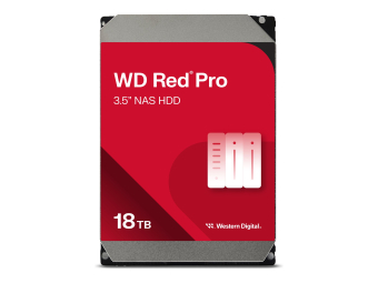 WD Red Pro WD181KFGX - Festplatte - 18 TB - intern - 3.5 (8.9 cm)