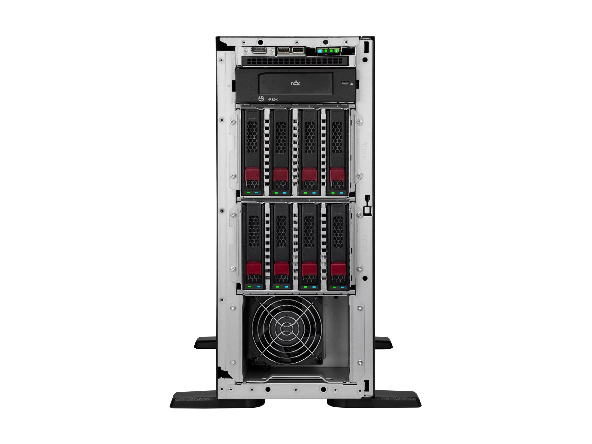 HPE ProLiant ML110 Gen11 - Server - Tower - 4.5U - 1-Weg - 1 x Xeon Silver 4510  2.4 GHz - RAM 64 GB - SATASASNVMe - Hot-Swap 6.4 cm (2.5")