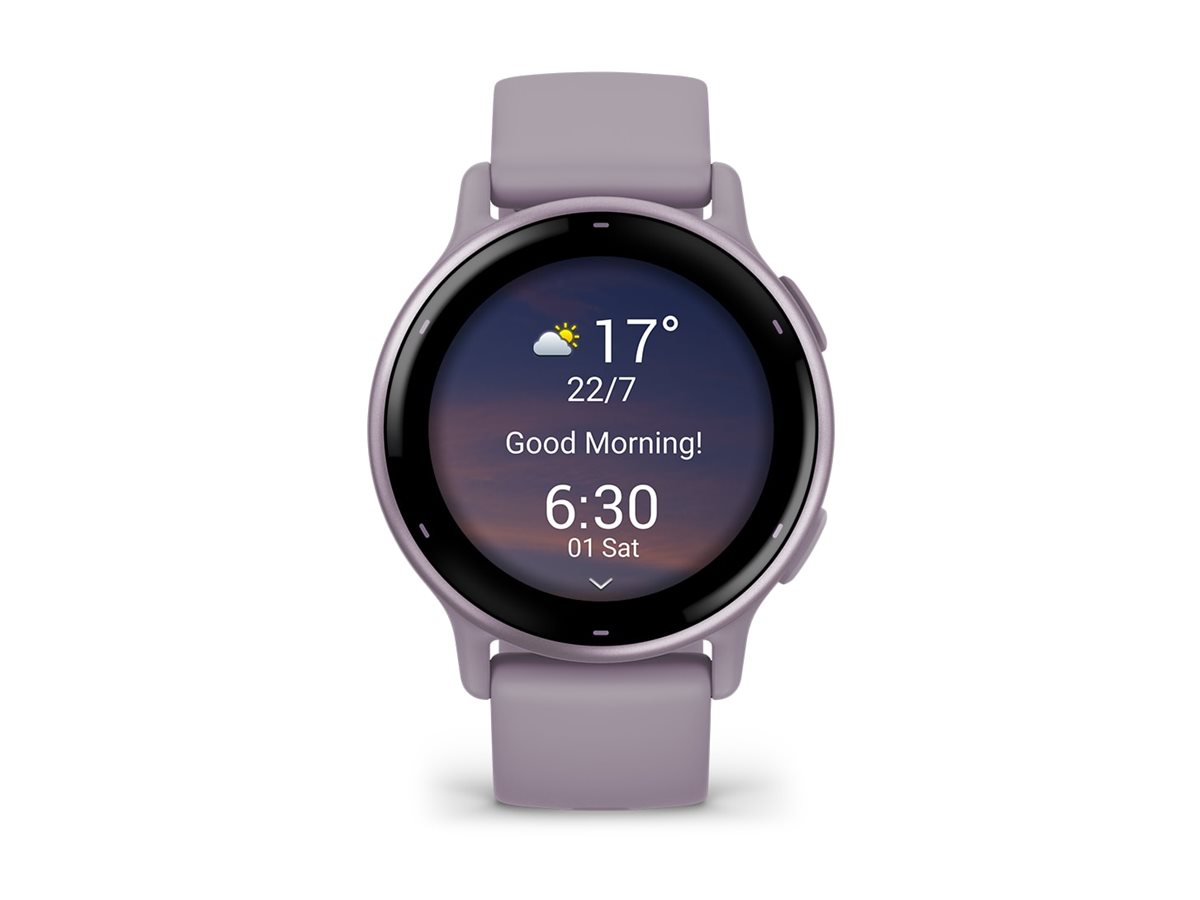 Garmin vívoactive 5 - Orchid - intelligente Uhr mit Band - Silikon - Handgelenkgröße 125-190 mm - Anzeige 3.04 cm (1.2")