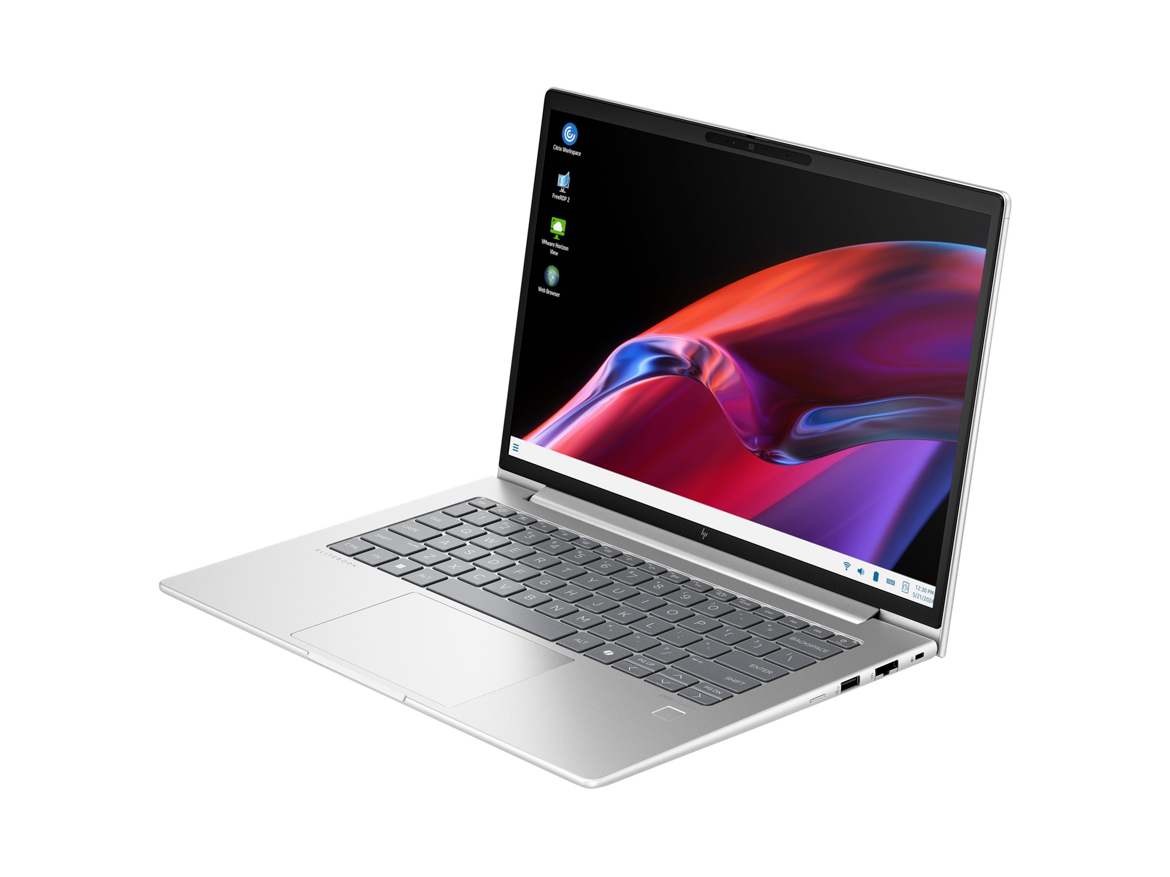 HP Elite Mobile Thin Client mt645 G8 - 180°-Scharnierdesign - AMD Ryzen 5 7535U  2.9 GHz - Win 10 IoT Enterprise 2021 LTSC - Radeon 660M - 16 GB RAM - 256 GB SSD NVMe - 35.56 cm (14")