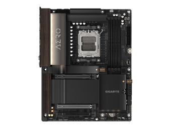 Gigabyte X870E AERO X3D DARK WOOD - Motherboard - ATX - Socket AM5 - AMD X870E Chipsatz - USB-C 3.2 Gen 2x2, USB 3.2 Gen 1, USB4, USB 3.2 Gen 2 - 2 x 5 Gigabit LAN, Wi-Fi 7, Bluetooth - Onboard-Grafik (CPU erforderlich)