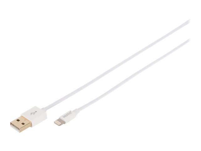DIGITUS Lightning auf USB A Daten-Ladekabel, MFI zertifiziert