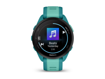 Garmin Forerunner 165 Music - Turquoise - Sportuhr mit Band - Silikon - aquamarin - Handgelenkgröße 126-203 mm - Anzeige 3 cm (1.2")