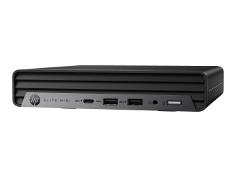 HP Elite 805 G8 - Mini Desktop - Ryzen 5 5600GE  3.4 GHz - RAM 16 GB - SSD 256 GB - NVMe - Radeon Graphics - 1GbE Bluetooth 5.3 Wi-Fi 6 - WLAN 802.11abgnacax Bluetooth 5.3 - Win 11 Pro - Monitor keiner - Tastatur Deutsch - Smart Buy - mit HP 