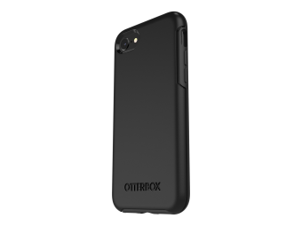 OtterBox Symmetry Series - Pro Pack - hintere Abdeckung für Mobiltelefon - Polycarbonat, Kunstfaser - Schwarz - für Apple iPhone 7, 8, SE (2. Generation)
