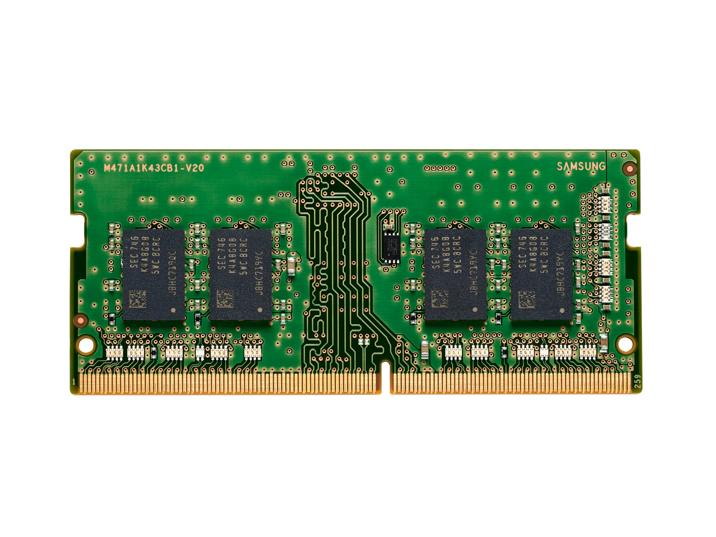 HP  DDR4 - Modul - 8 GB - SO DIMM 260-PIN - 3200 MHz  PC4-25600 - 1.2 V - ungepuffert - non-ECC - für Elite Slice G2 (SODIMM)