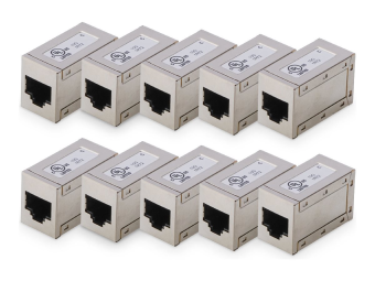 DIGITUS CAT 6, modulare Kupplung, geschirmt - 10 Stk.