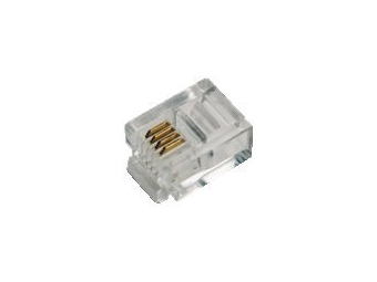 LogiLink Telefonanschluss - RJ-11 (M) - ungeschirmt (Packung mit 100)