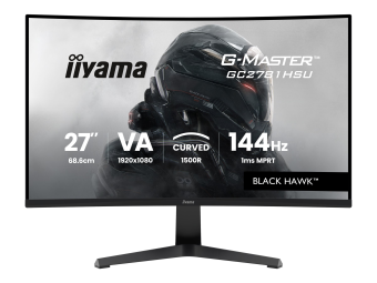 Iiyama G-MASTER Black Hawk GC2781HSU-B1 - LED-Monitor - Gaming - gebogen - 68.6 cm (27")