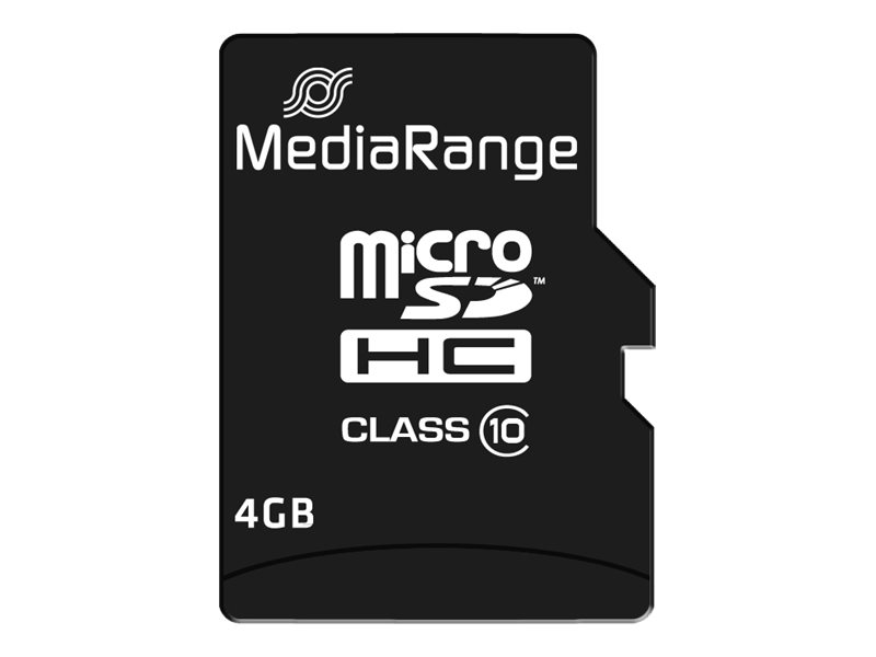 MEDIARANGE Flash-Speicherkarte (microSDHCSD-Adapter inbegriffen)