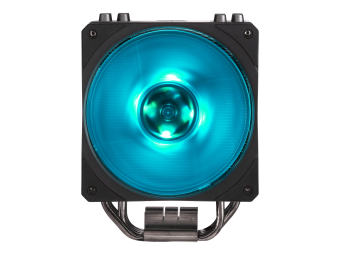Cooler Master Hyper 212 RGB - Black Edition - Prozessor-Luftkühler - (für LGA2066, LGA2011-3, LGA2011, LGA1700, LGA1200, LGA1151, LGA1150, LGA1155, LGA1156, LGA1366, AM4, AM3+, AM3, AM2+, AM2, FM2+, FM2, FM1)