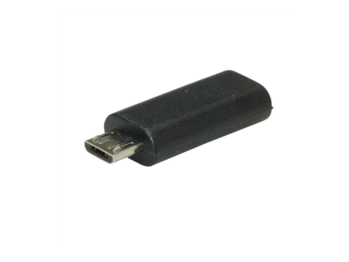VALUE USB-Adapter - 24 pin USB-C (W) umkehrbar zu Micro-USB Typ B (M)