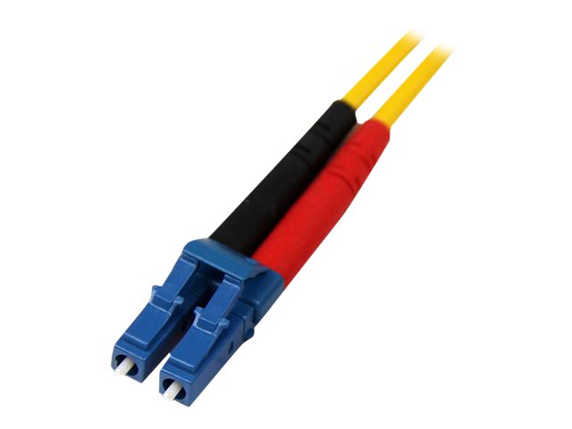 StarTech.com 10m Fiber Optic Cable - Single-Mode Duplex 9125 - LSZH - LCLC - OS1 - LC to LC Fiber Patch Cable (SMFIBLCLC10)