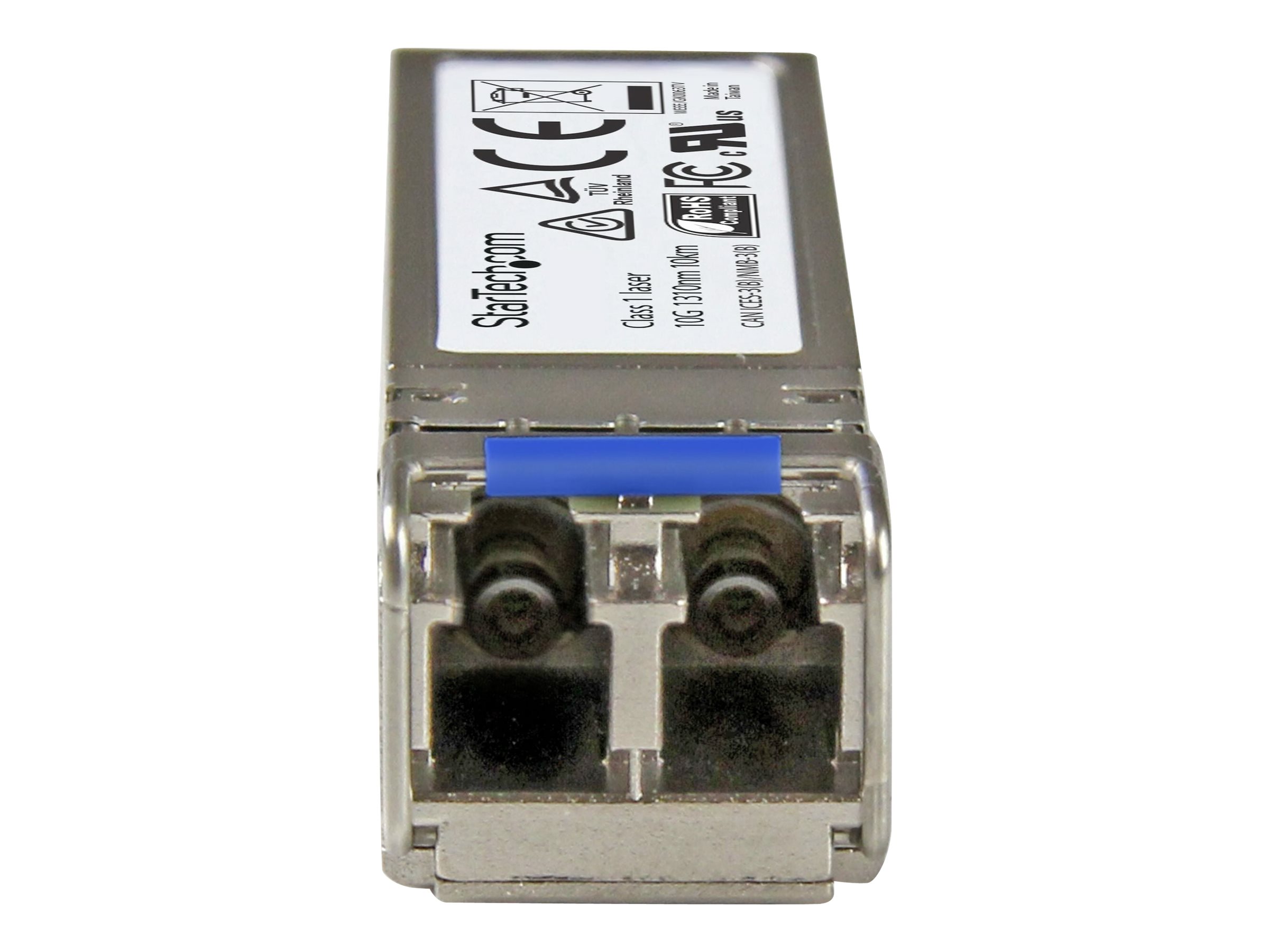 StarTech.com SFPP10GELRST Transceiver Modul (SFP+ Module 10GBase-LR Juniper kompatibel Glasfaser 1310nm LC Single Mode mit DDM)